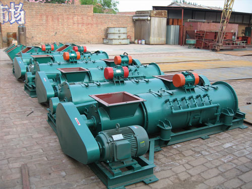 單軸粉塵加濕攪拌機(jī)